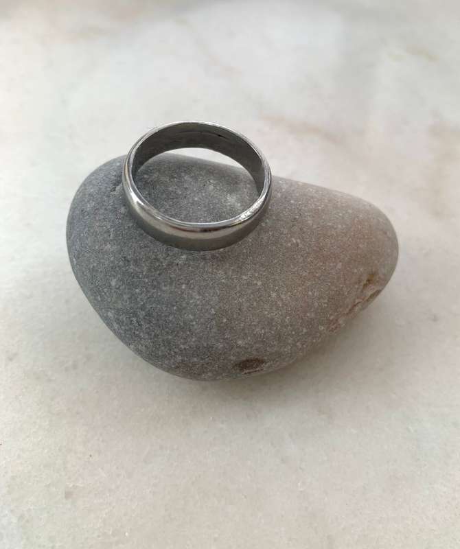 Silver Colour Plain Band Ring #ML934 R180.00 | Dimensions: Ring Size U+