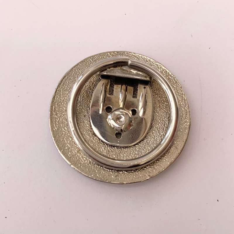 Scarf Clip - Silver Colour With Initial 'L' #ML1091  | Dimensions: 35mm D