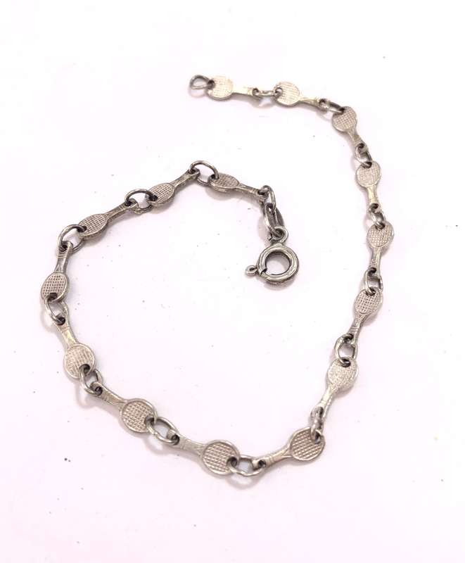 Bracelet - 925 Silver Dainty Bracelet With Tennis Racquets #ML1158 R395.00 | Dimensions: 160mm