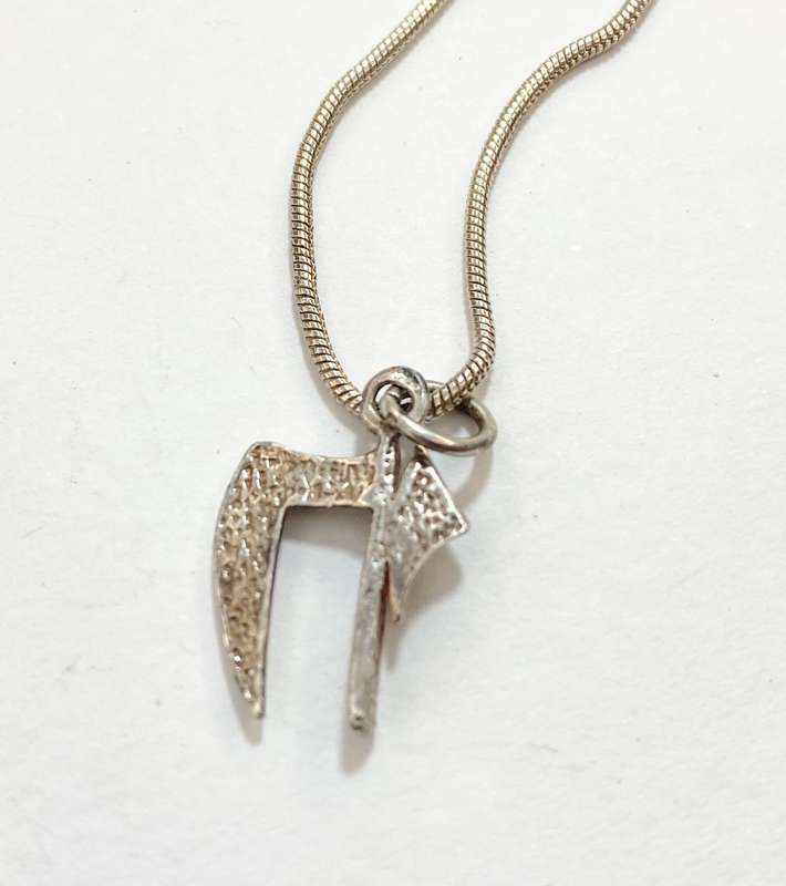 Necklace - Silver Chain With Chai Pendant With Rounded Finish #ML1216 R250.00 | Dimensions: Chain...
