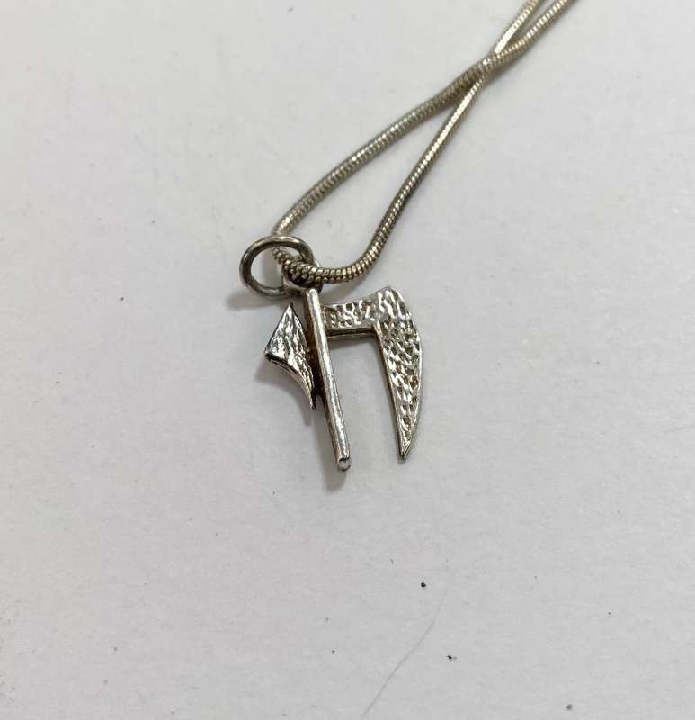 Necklace - Silver Chain With Chai Pendant With Rounded Finish #ML1216 R250.00 | Dimensions: Chain...