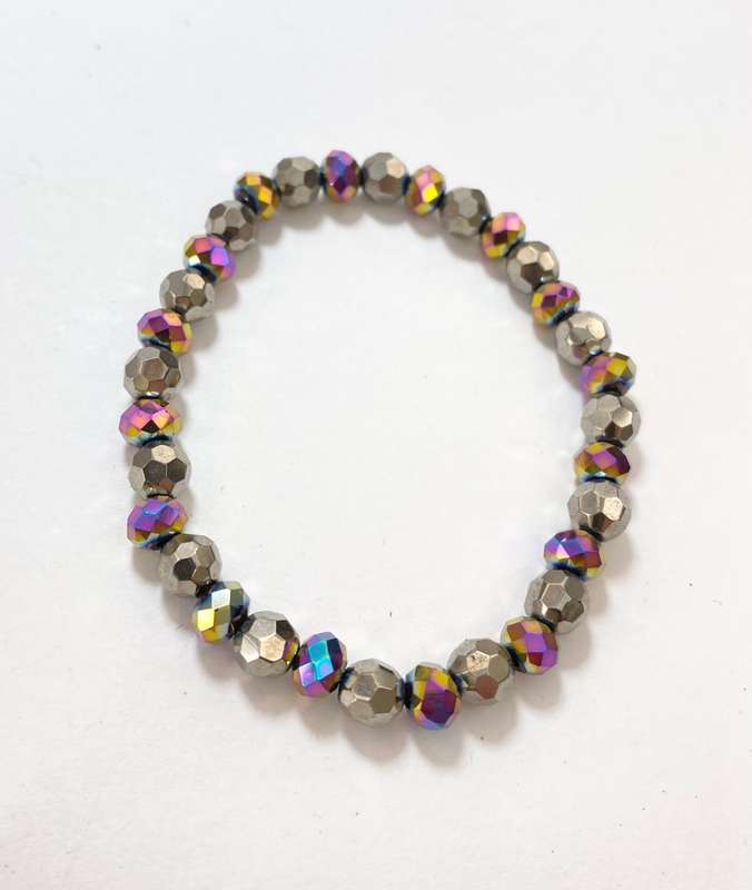 Bracelet - 1 x Anodised Beads #ML1225 R150.00 | Dimensions: 65mm D