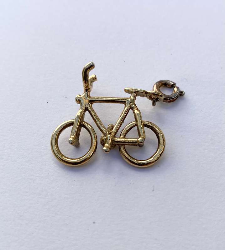 Pendant / Charm - Bicycle. Gold Colour #ML1326