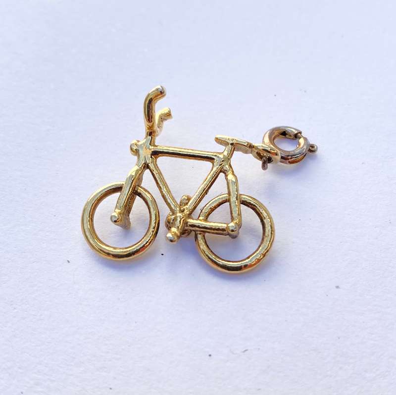 Pendant / Charm - Bicycle. Gold Colour #ML1326
