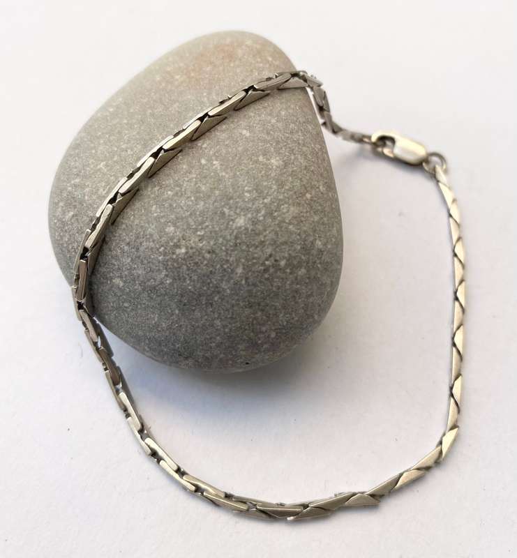 Bracelet - 925 Silver Thin Chain #ML1354