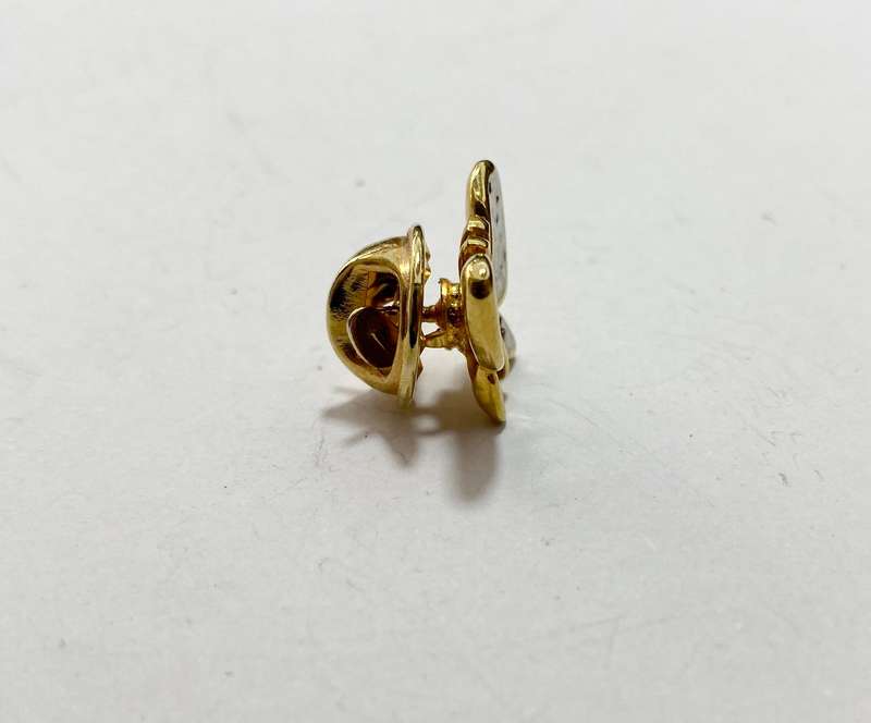 Pin - Butterfly pin. Silver Colour With Gold Colour #ML1379