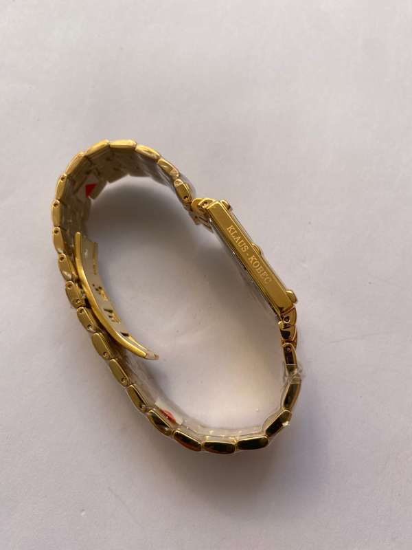 Watch - Klaus Kobec Entrepreneur Swiss Movement Gold Plates. Diamond and Mother of Pearl. Genuine...