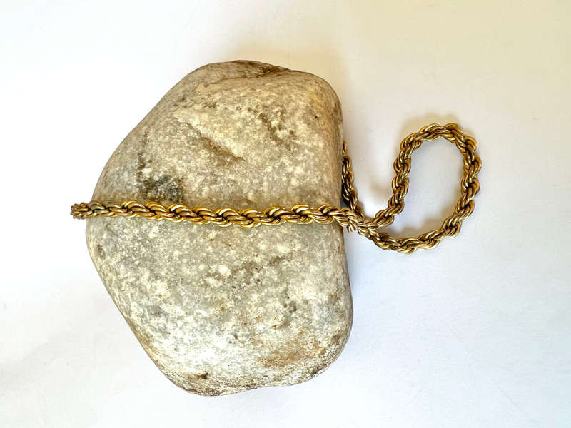 Bracelet & Necklace - Rope Design Gold Tone Colour ML1739