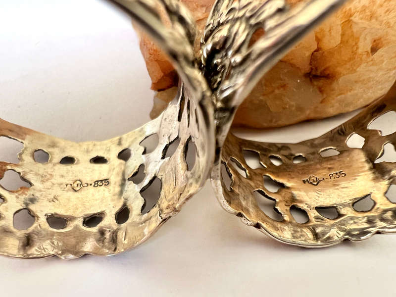 Rings - Pair of Small Napkin Rings 835 Silver ML1740