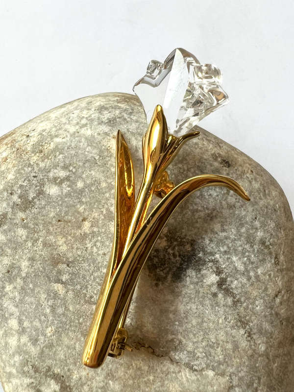 Brooch- Vintage Swarovski Tulip Flower Design ML1775