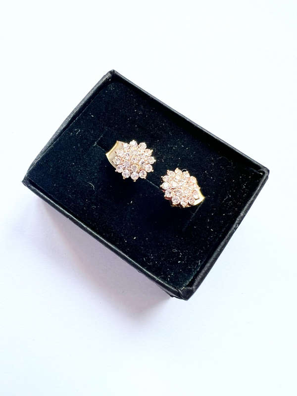 Earrings - Protea Pin Cushion Studs. Rose Gold in Colour ML1855