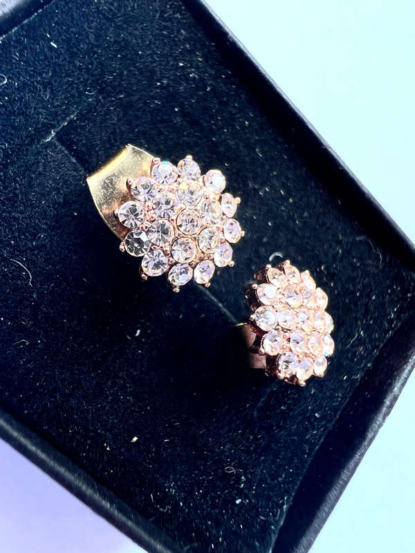 Earrings - Protea Pin Cushion Studs. Rose Gold in Colour ML1855
