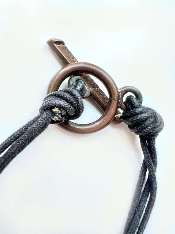 Necklace - African Autumn Shade. Chunky, large Irregular Shape Beads. T-Bar ClaspML1918