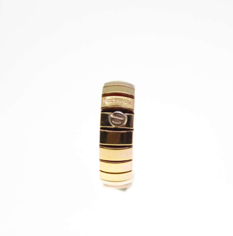Ring - Fashion Bronze Tone Stretch, 6 Diamantes with Centre Faux Pearl, Stamped Nomination - ML2372