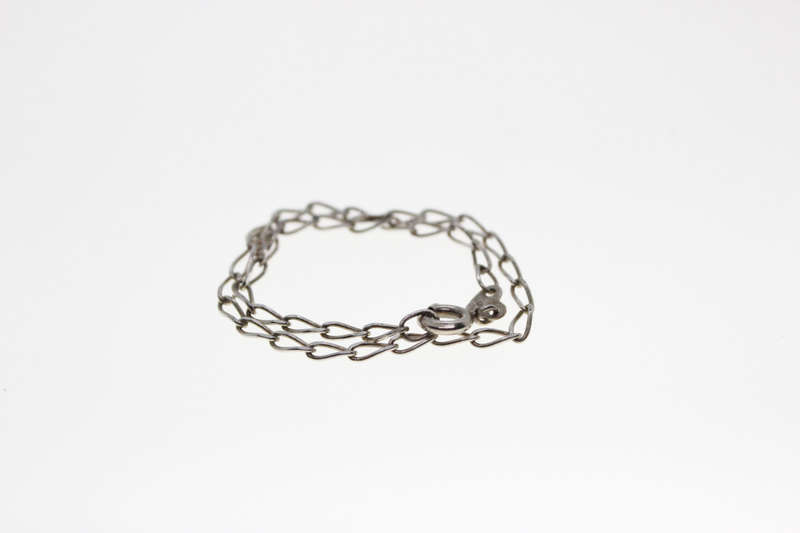 Bracelet - Vintage 925 Silver Chain Style Bracelet with Lobster Clasp - ML2534
