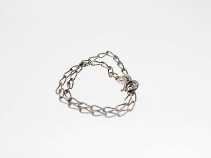 Bracelet - Vintage 925 Silver Chain Style Bracelet with Lobster Clasp - ML2534