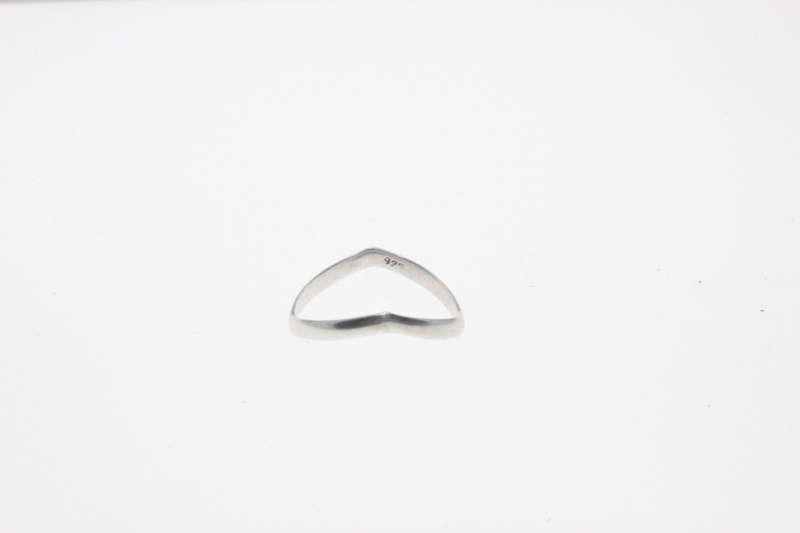 Ring - Vintage  925 Silver Wishbone Ring - ML2610