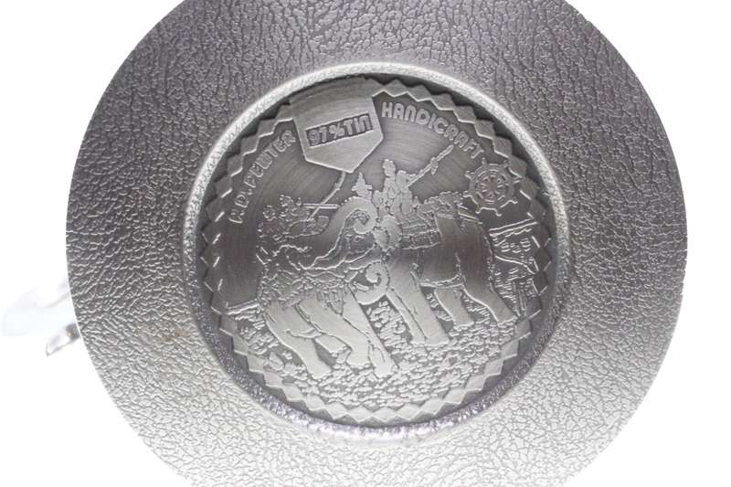 Tankard - Pewter Handcrafted Elephant Great Duel of Thailand, Elephants in Water with Logs - ML2658