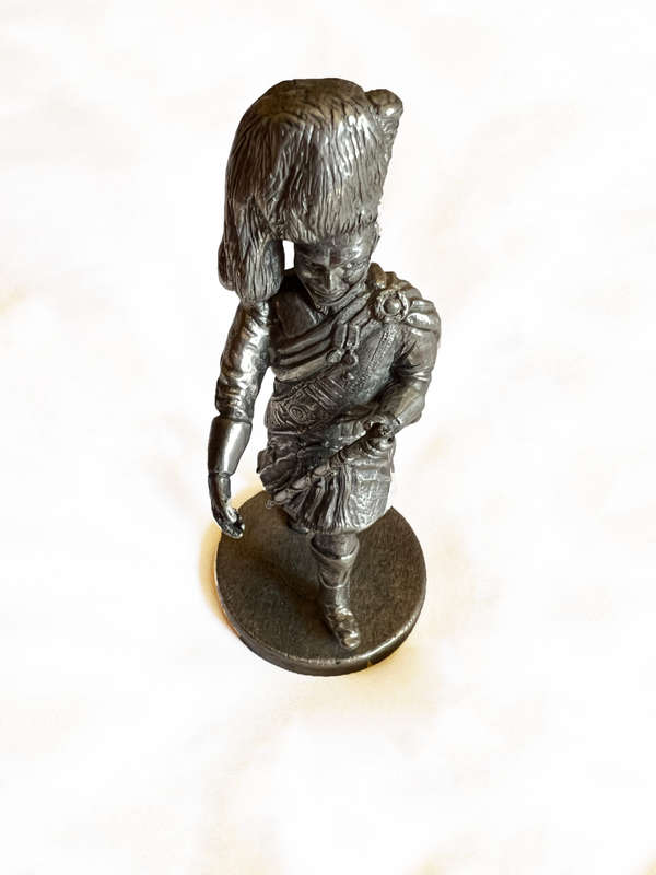 Figurine - Pewter Drum Major 1st Bn Argyll. D. McMaster Original. Lmtd Ed - ML2661