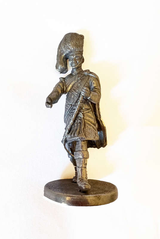 Figurine - Pewter Drum Major 1st Bn Argyll. D. McMaster Original. Lmtd Ed - ML2661