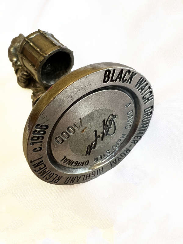 Figurine - Pewter Black Watch Drummer. Royal Highland Reg. D. McMaster Original. Lmtd Ed - ML2663