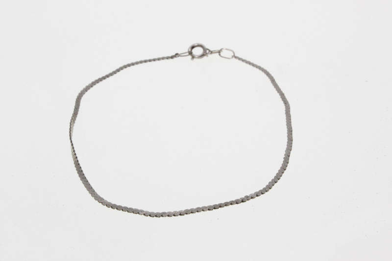 Bracelet - 925 Silver Dainty Style Bracelet with Spring Ring Clasp - ML2669