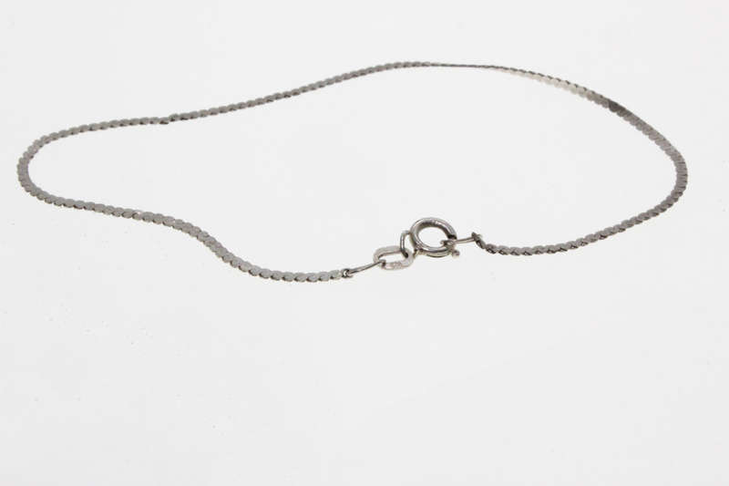 Bracelet - 925 Silver Dainty Style Bracelet with Spring Ring Clasp - ML2669