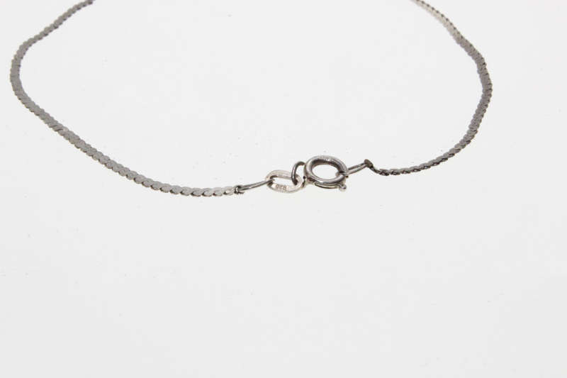 Bracelet - 925 Silver Dainty Style Bracelet with Spring Ring Clasp - ML2669