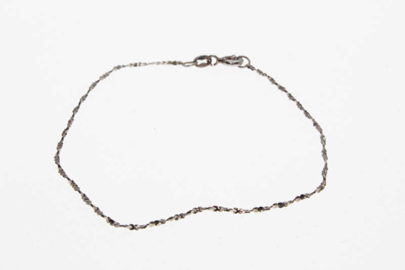 Bracelet - 925 Silver Chain Style Bracelet, Stamped Milor - ML2670