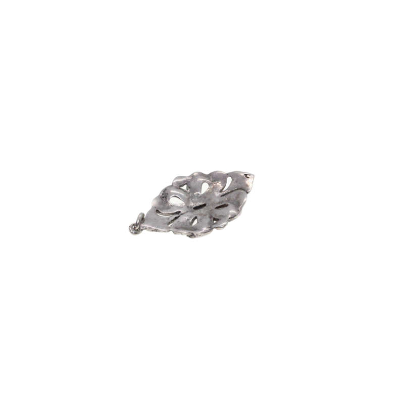 Pendant - Vintage Silver Tone Marcasite Pendant Butterfly Design Inside - ML2713