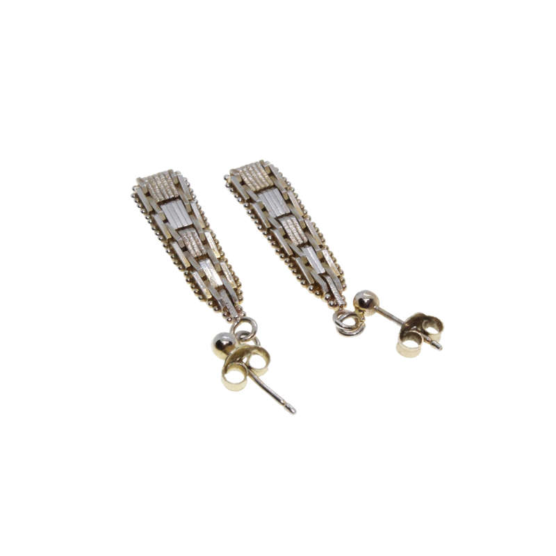 Earrings -Silver/Gold Dangle Style for Pierced Ears - ML2741