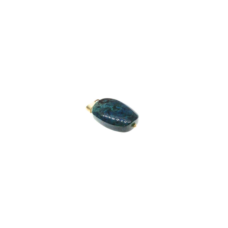 Pendant -  9ct Gold. Eilat Stone/Malachite Star of David - ML2780