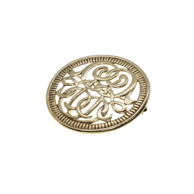 Brooch - Gold Tone Vintage Celtic Design Brooch - ML2867