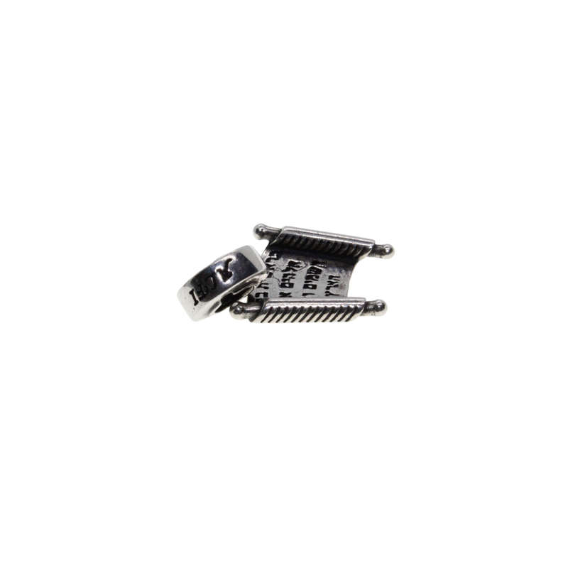 Charm - 925 Silver Judaica scroll charm/pendant - ML2875