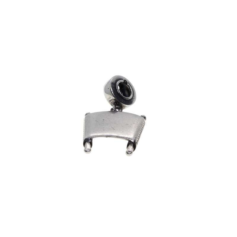 Charm - 925 Silver Judaica scroll charm/pendant - ML2875