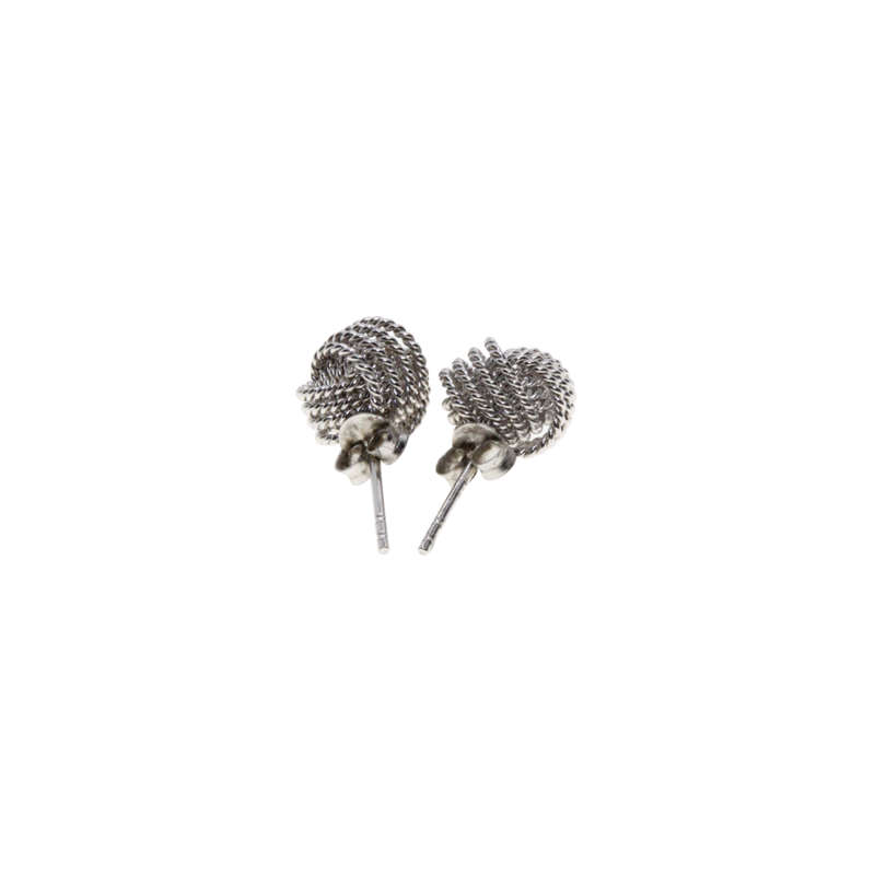 Earrings - 925 Silver Love Knot Stud Earrings - ML2919