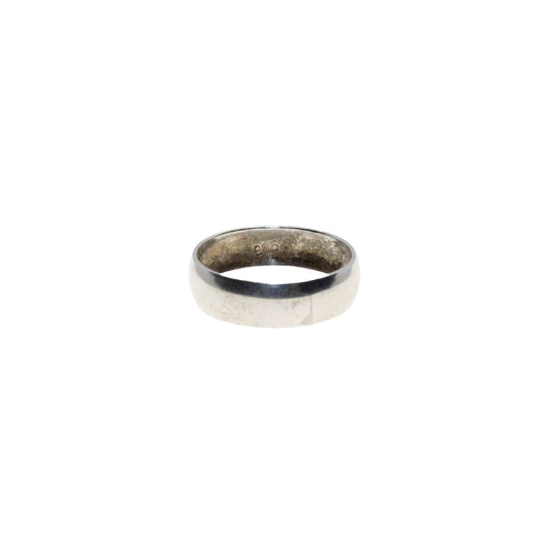 Ring - 925 Silver Band Curved Design - ML2923
