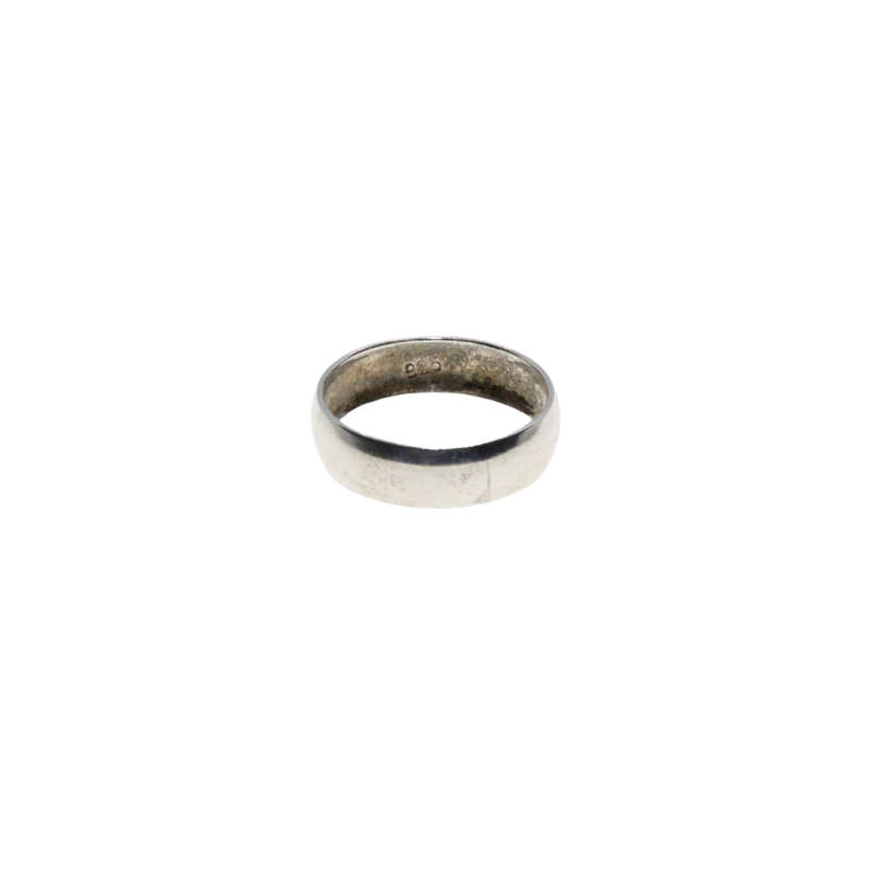 Ring - 925 Silver Band Curved Design - ML2923