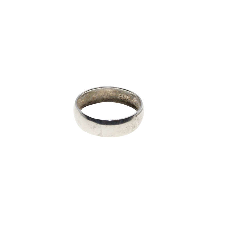 Ring - 925 Silver Band Curved Design - ML2923