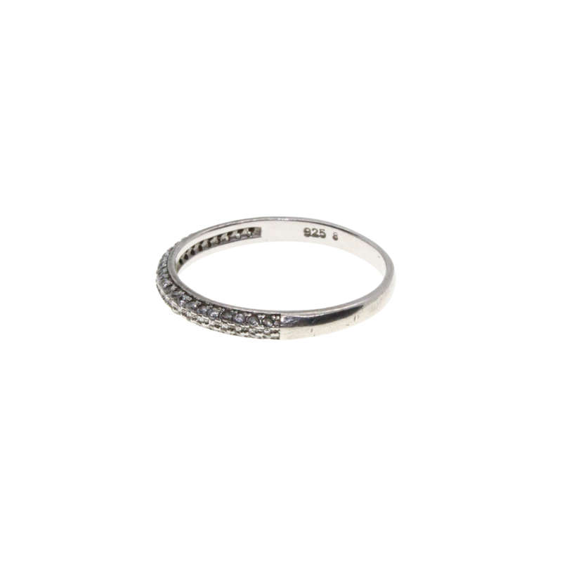 Ring - 925 Silver Band with Parve - ML2934