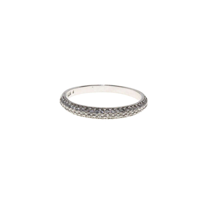 Ring - 925 Silver Band with Parve - ML2934