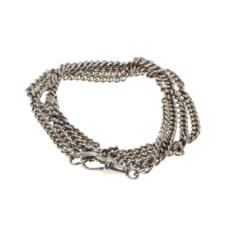Chain - 925 Silver Cubin Link Chain - ML2945