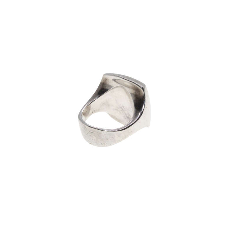 Ring - 925 Silver Crysocolla Stone in heavy setting - ML2946