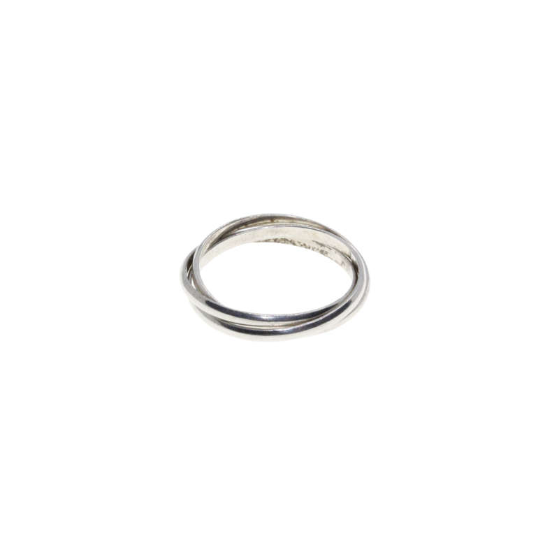 Ring - 925 Silver Russian Wedding Band - ML2949