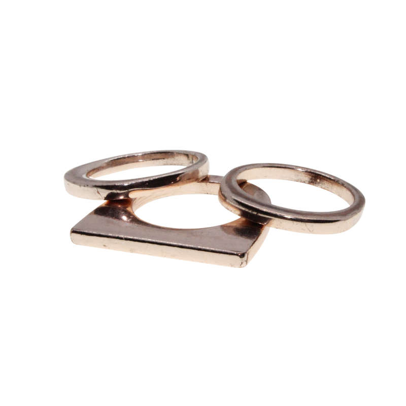 Ring - Copper Tone Stacking Rings  x 3 - ML2986