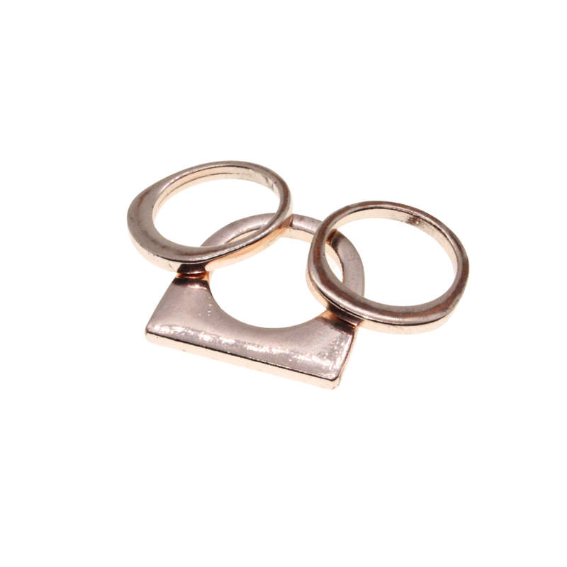 Ring - Copper Tone Stacking Rings  x 3 - ML2986