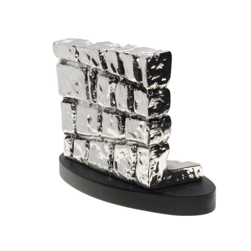 Antique - 925 Silver Clad Stamped. Jerusalem Wailing Wall Ornament - ML3003