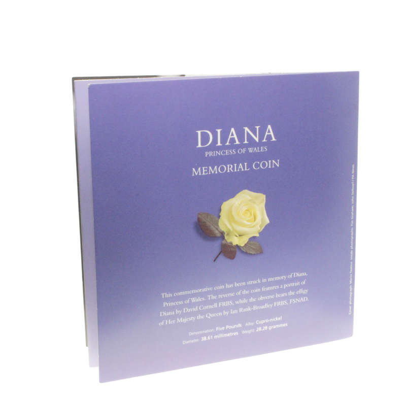 Coin -  Diana Princess of Wales Memorial Coin in Memorial Booklet - ML3004