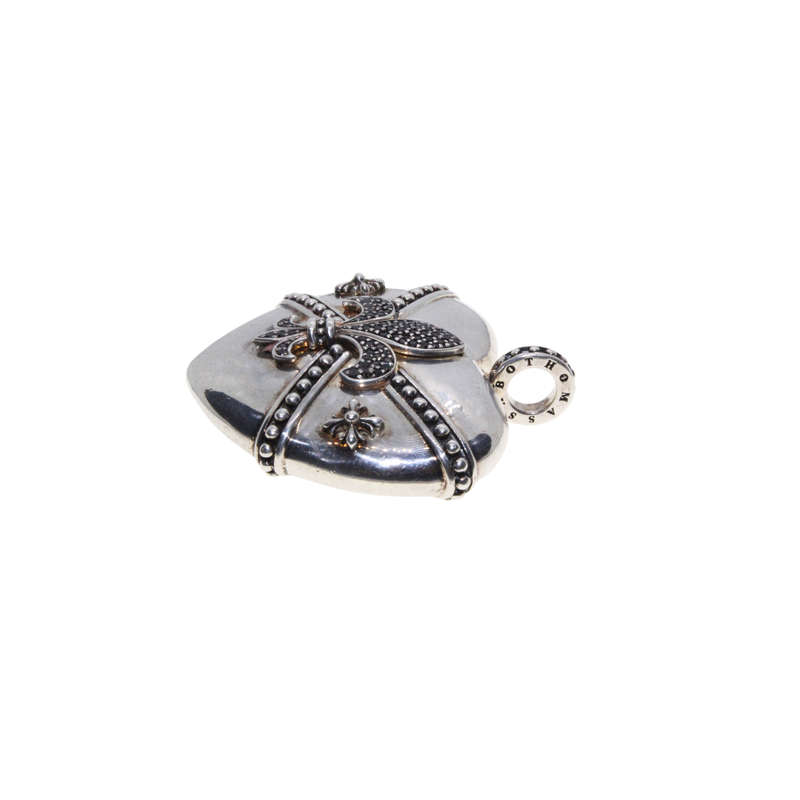 Pendant - 925 Silver Thomas Sabo Heart Locket  Fleur de Lis.  Double Side - ML3044