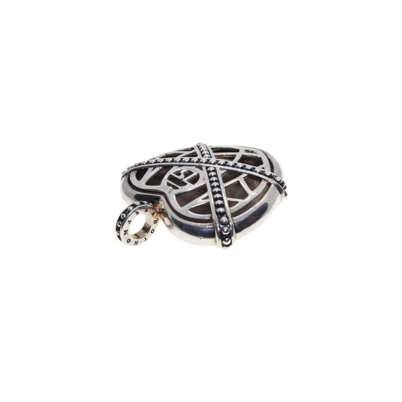 Pendant - 925 Silver Thomas Sabo Heart Locket  Fleur de Lis.  Double Side - ML3044